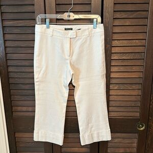 Tahari Linen Blend Capri Pants Size 4